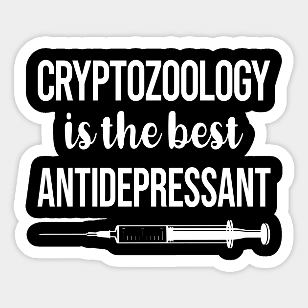 Antidepressant Cryptozoology Cryptid Cryptids Sticker by relativeshrimp